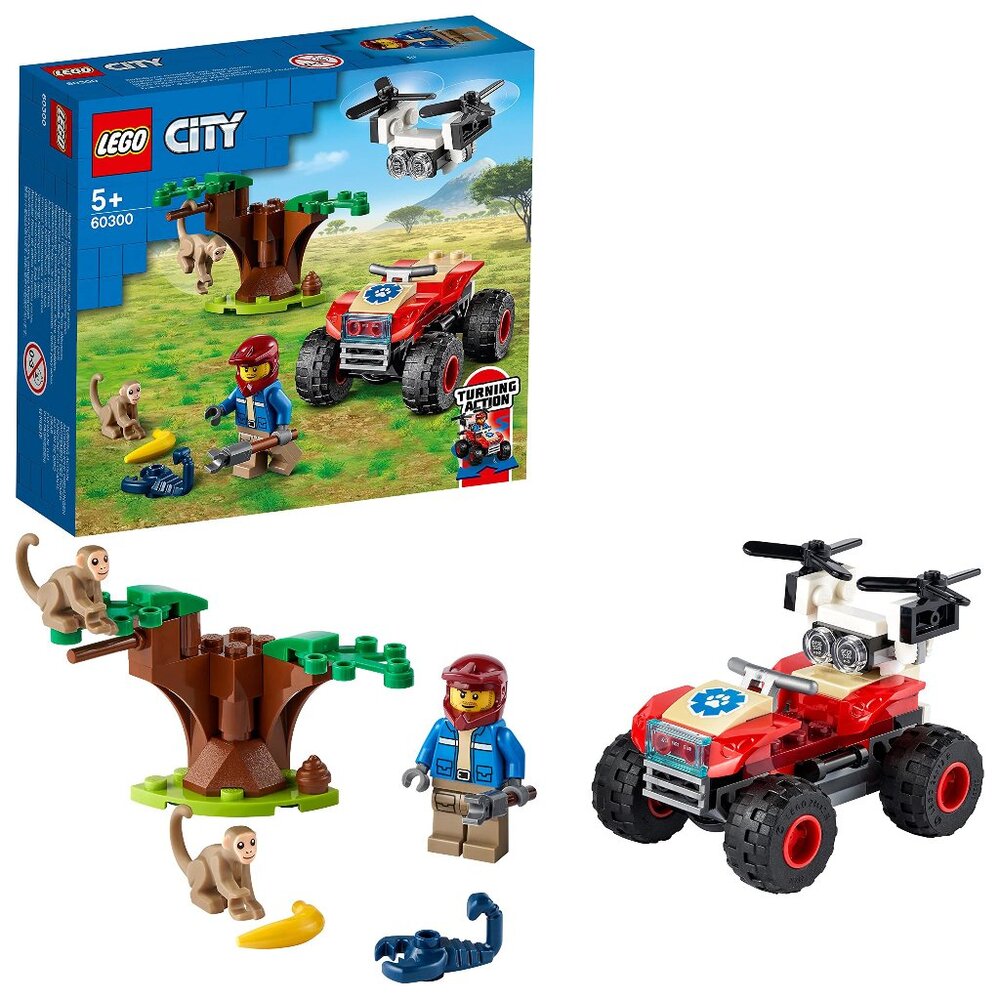 Lego City Wildlife Rescue ATV 60300 Brand New